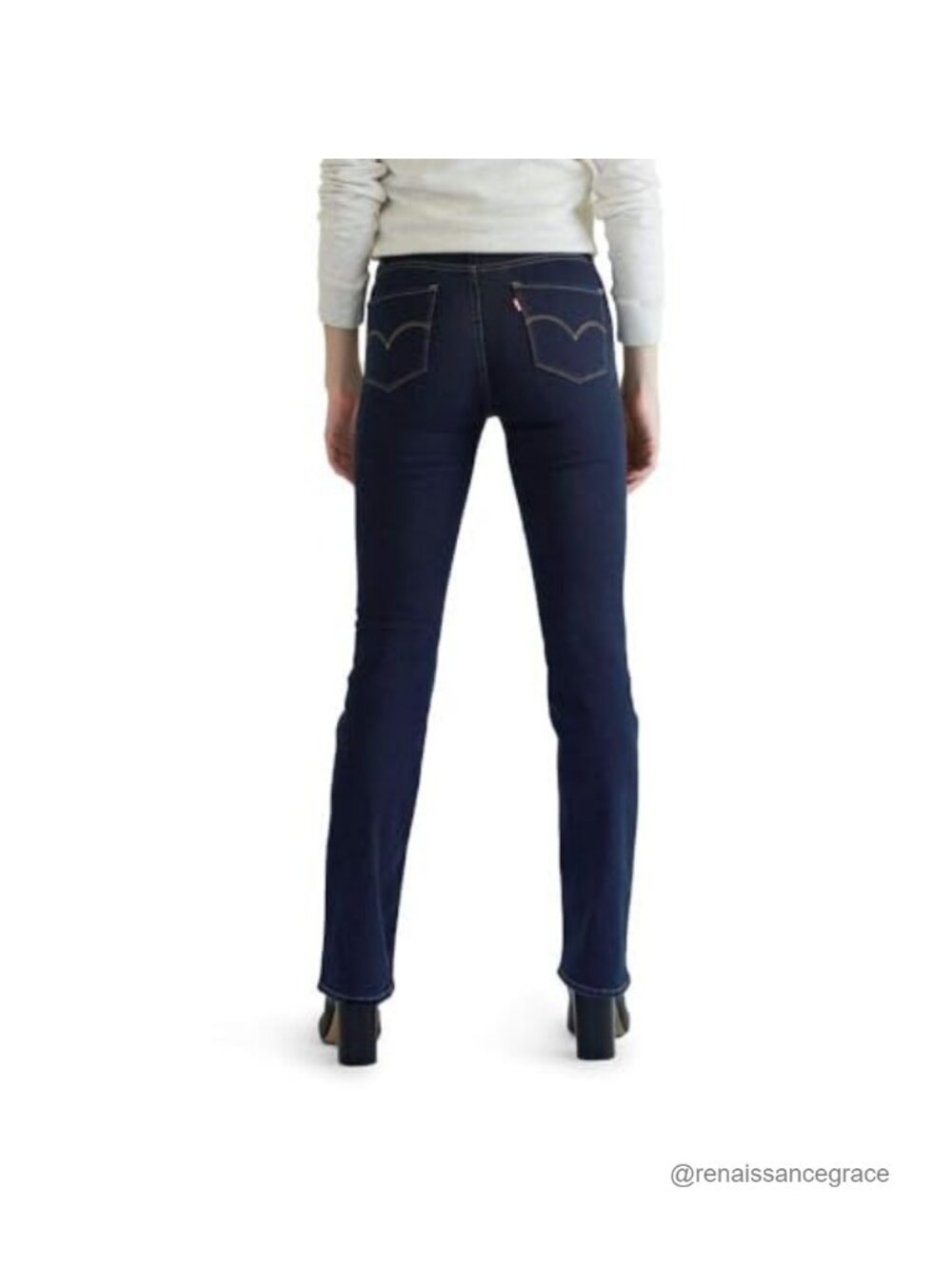 Levi's 725 High Rise Bootcut Jeans Stretch Denim Slim Hip Thigh